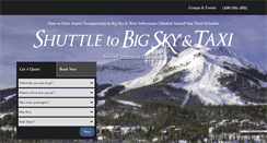 Desktop Screenshot of bigskytaxi.com
